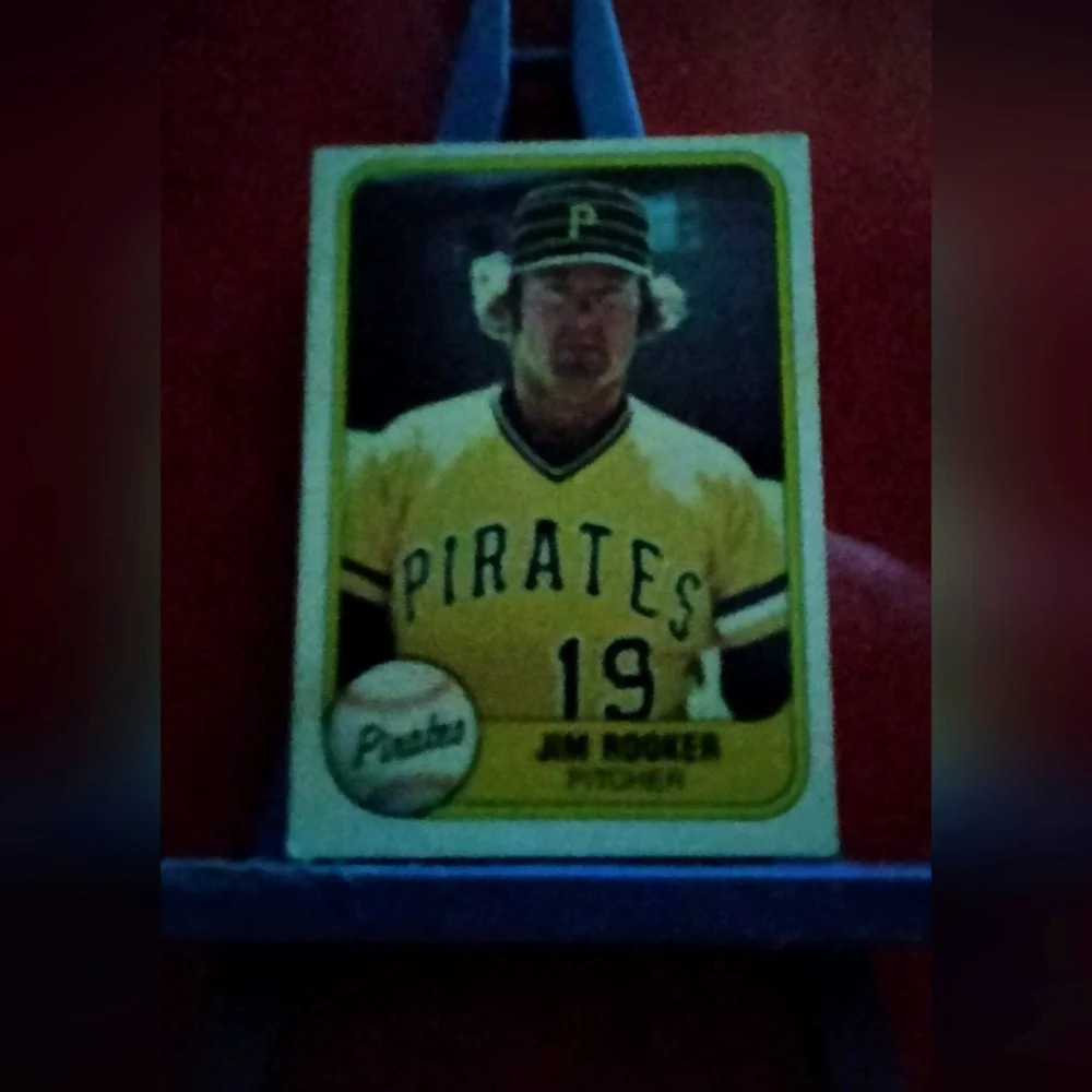 Jim Rooker 1981 Fleer card